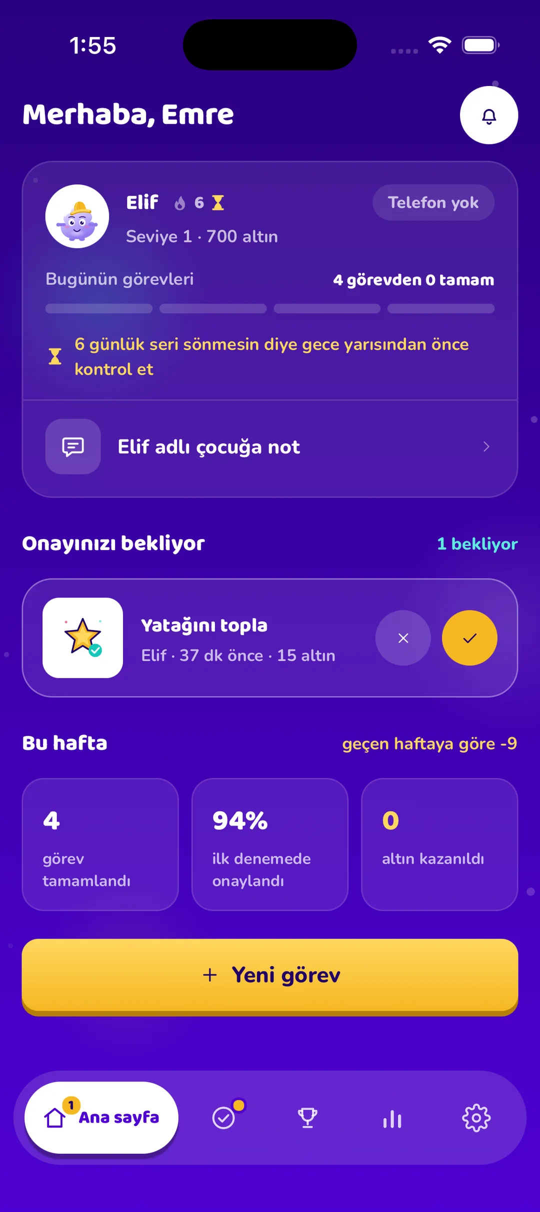 Telefonunuz